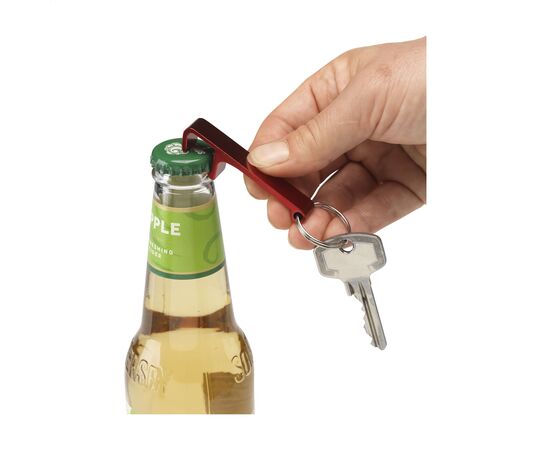 Alu Opener Phone Stand GRS Recycled Schlüsselanhänger Rot -  292960