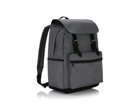 Laptop rugtas met magnetische gesp PVC-vrij Grijs - XD Collection P706.142