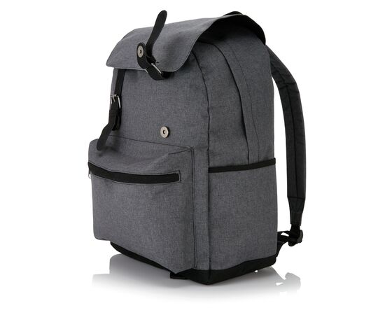 Laptop rugtas met magnetische gesp PVC-vrij Grijs - XD Collection P706.142