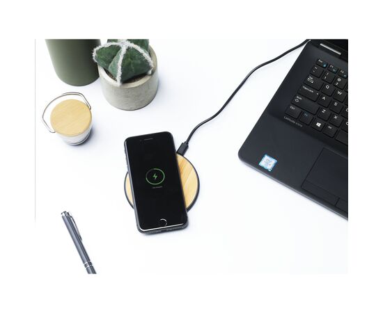 Bamboo 10W Wireless Charger Schnelladegerät Bambus -  645244