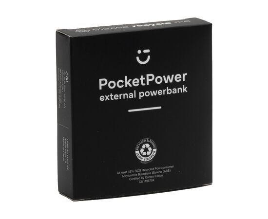 PocketPower 5000 RCS Recycled Powerbank oplader Zwart -  645498