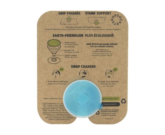 PopSockets® Plant telephone holder Transparent white - Popsockets 782310