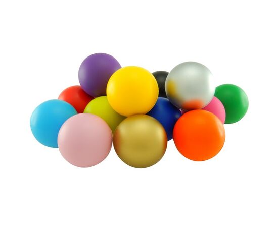 Stressbal Ø 63 mm Zilver - MultiGift NoStress 935514