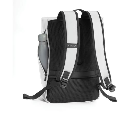 Urban waterbestendige flap-top rugzak Gebroken wit, Zwart - XD Design P706.2613