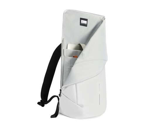 Urban waterbestendige flap-top rugzak Gebroken wit, Zwart - XD Design P706.2613