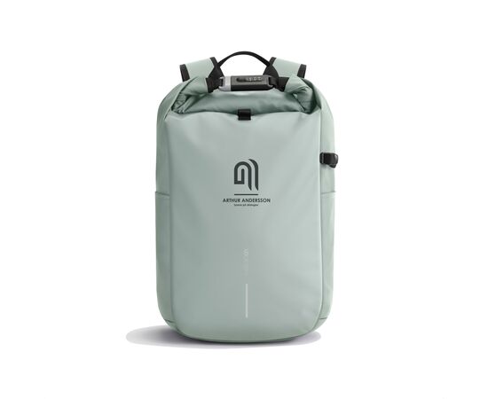 Urban waterbestendige anti-diefstal rugzak Iceberg green, Zwart - XD Design P706.2807