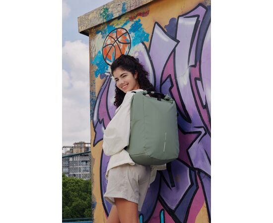 Urban waterbestendige anti-diefstal rugzak Iceberg green, Zwart - XD Design P706.2807