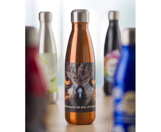 Roestvrijstalen fles Sumatra Blauw -  8528.005