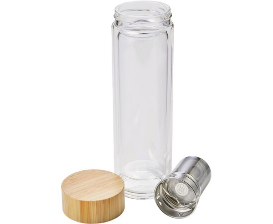Bouteille isotherme de 420 ml en verre Vicente Brun -  9135.011