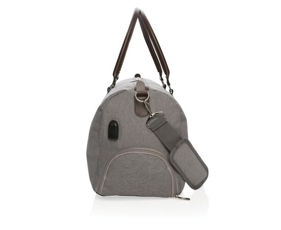 Sac weekend avec port USB A Gris - XD Collection P707.052