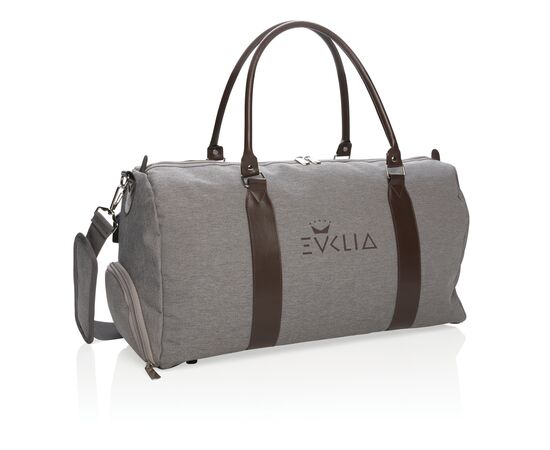 Sac weekend avec port USB A Gris - XD Collection P707.052