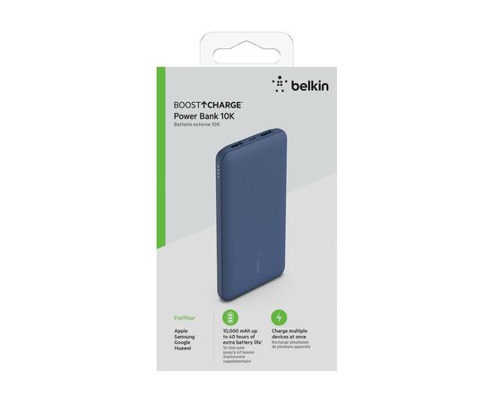 Belkin BoostCharge Powerbank 10K Blue - Belkin 249530