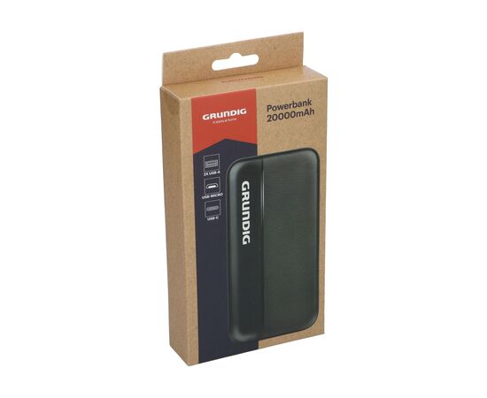 Grundig Powerbank 20000 Ladegerät Schwarz - Grundig 280598