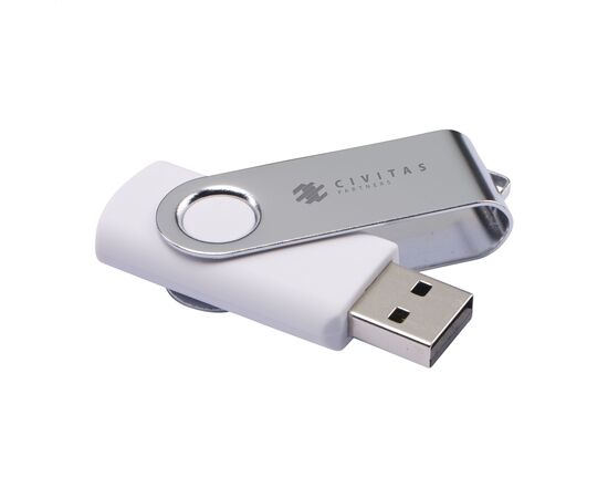 USB Twist from stock 4 GB White -  300710