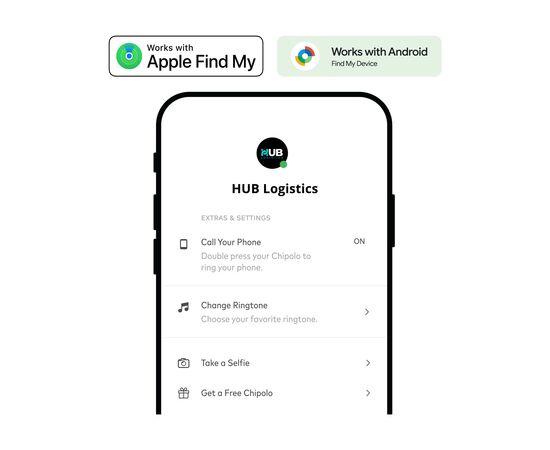 Chipolo POP Tracker Zwart - Chipolo 301298