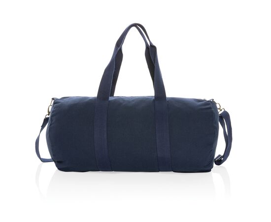 Sac de sport en toile recyclée et non teintée Impact AWARE™ Bleu foncé - XD Collection P707.195