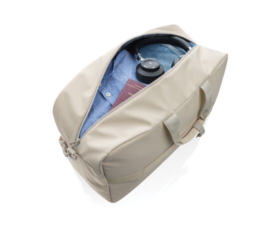 Armond AWARE™ RPET weekend duffel Beige - XD Xclusive P707.242