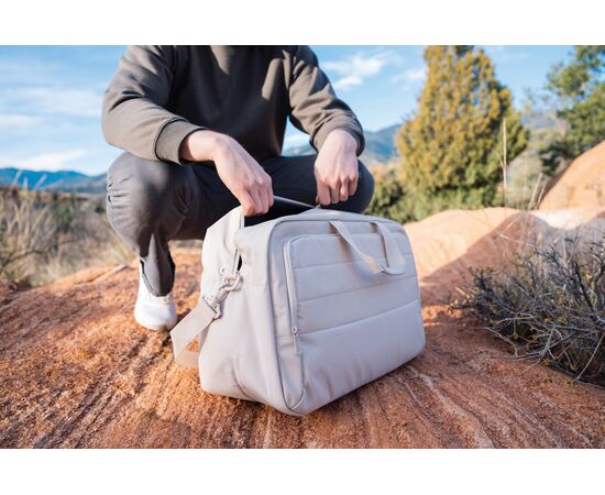 Armond AWARE™ RPET weekend duffel Beige - XD Xclusive P707.242