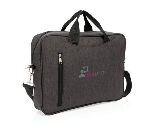 Basic 15” laptop tas PVC-vrij Antraciet - XD Collection P730.021