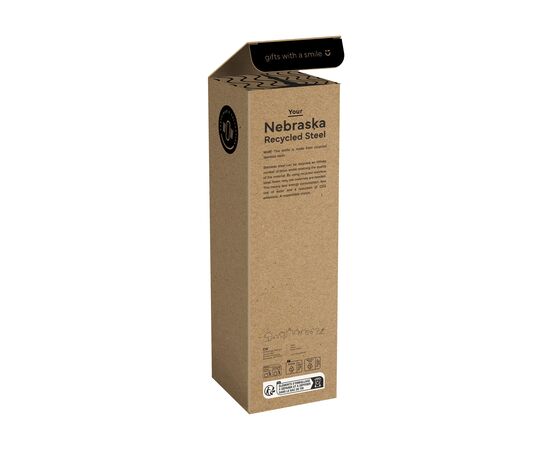 Nebraska RCS Recycled Steel 800 ml single wall Wit -  268110