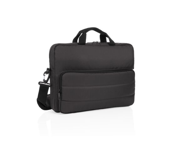 Impact AWARE™ RPET 15.6" laptop bag Black - XD Xclusive P730.041