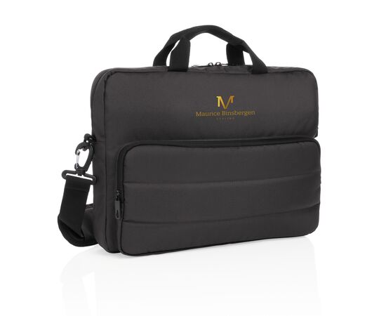 Impact AWARE™ RPET 15.6" laptop bag Black - XD Xclusive P730.041