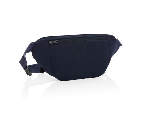 Sac banane en toile recyclée et non teintée Impact AWARE™ Bleu foncé - XD Collection P730.075