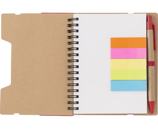 Recycled papieren notitieboek Angela Blauw -  9182.005