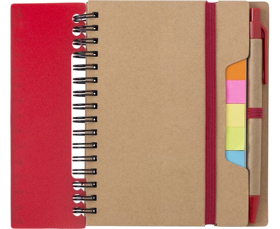 Recycled papieren notitieboek Angela Blauw -  9182.005