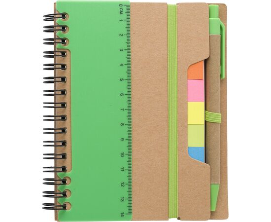 Notizbuch aus Karton Angela Hellgrün -  9182.029