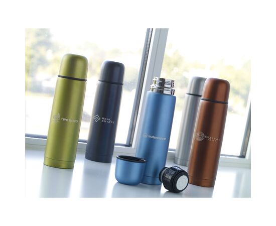 Frosted Bottle 500 ml thermosfles Zilver -  684601