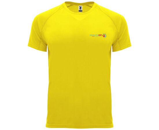 Bahrain short sleeve kids sports t-shirt Yellow - Roly K04071BD