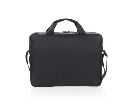 Swiss Peak Aware™ RPET Essential 15,6 inch laptop tas Zwart - Swiss Peak P732.2301