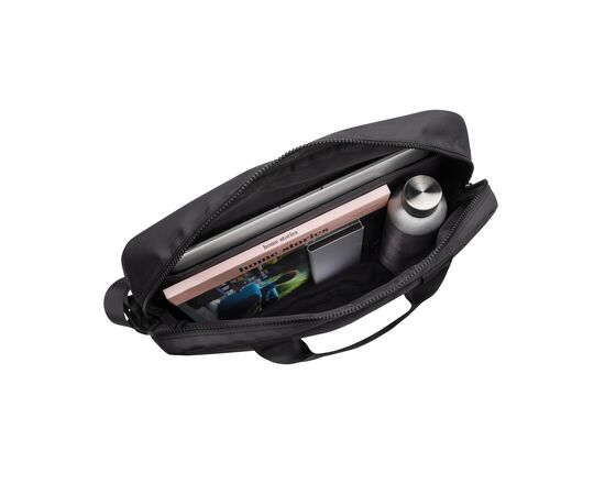 Swiss Peak Aware™ RPET Essential 15,6 inch laptop tas Zwart - Swiss Peak P732.2301
