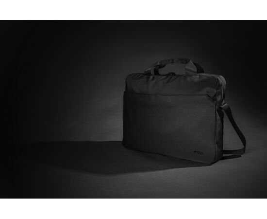 Swiss Peak Aware™ RPET Essential 15,6 inch laptop tas Zwart - Swiss Peak P732.2301