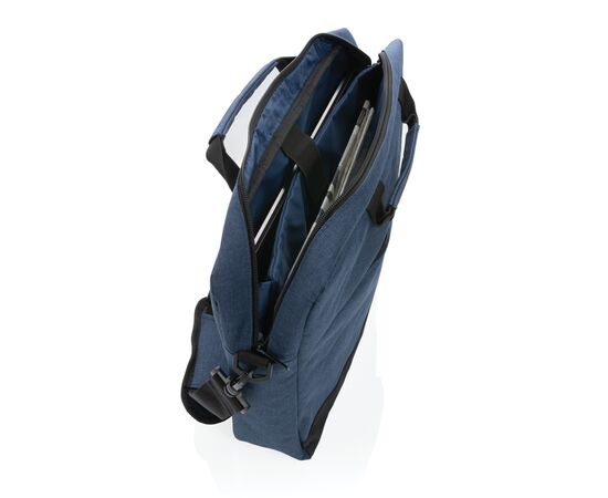 Sac pour ordinateur portable 15” Trend Bleu marine, Noir - XD Collection P732.345