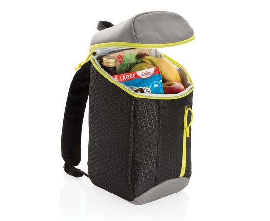 Sac à dos isotherme 10L Noir, Vert citron - XD Collection P733.071