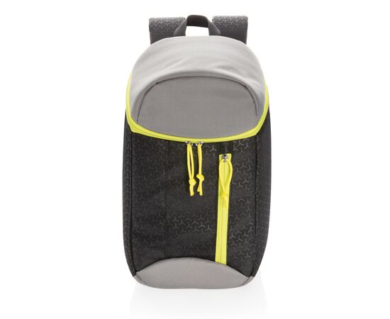 Sac à dos isotherme 10L Noir, Vert citron - XD Collection P733.071