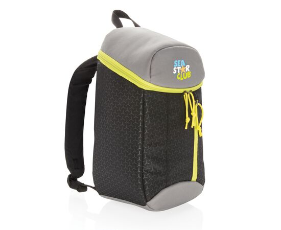 Sac à dos isotherme 10L Noir, Vert citron - XD Collection P733.071