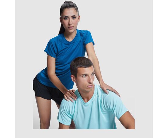 Bahrain sportshirt met korte mouwen voor dames Fluor yellow - Roly R04081C1