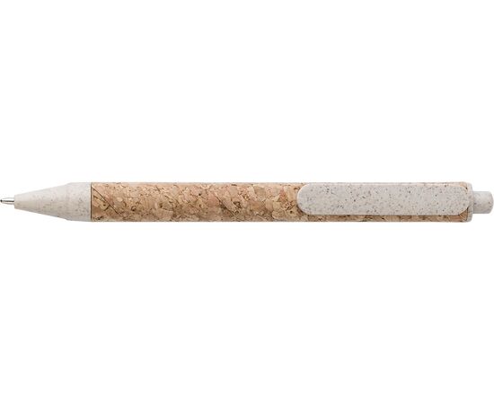 Cork and linen notebook and wheatstraw ballpen Kenzo Brown -  9312.011