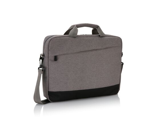 Trend 15” laptop tas PVC-vrij Grijs, Zwart - XD Collection P732.342