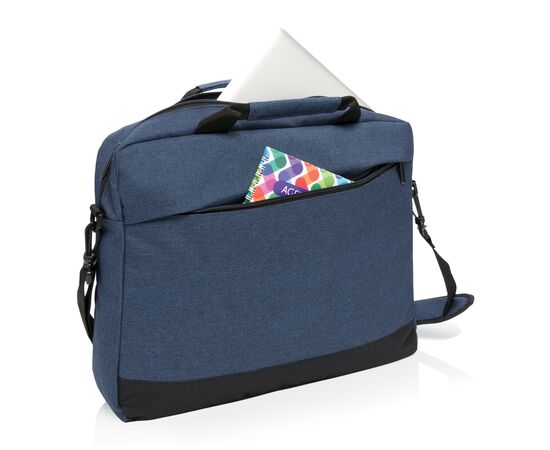 Sac pour ordinateur portable 15” Trend Bleu marine, Noir - XD Collection P732.345