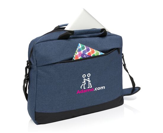 Sac pour ordinateur portable 15” Trend Bleu marine, Noir - XD Collection P732.345
