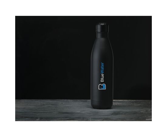 Topflask RCS Recycled Steel 750 ml drinkfles Zwart -  119698