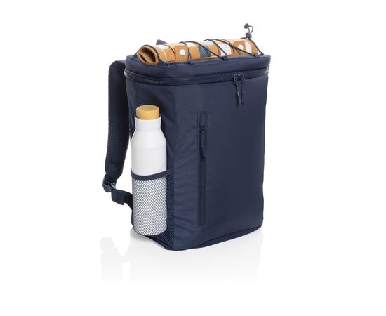 Sac à dos isotherme en rPET  AWARE™ Sonny Bleu foncé - XD Collection P733.1125