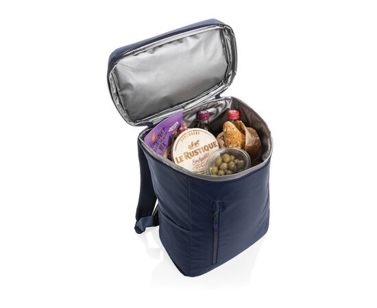 Sac à dos isotherme en rPET  AWARE™ Sonny Bleu foncé - XD Collection P733.1125