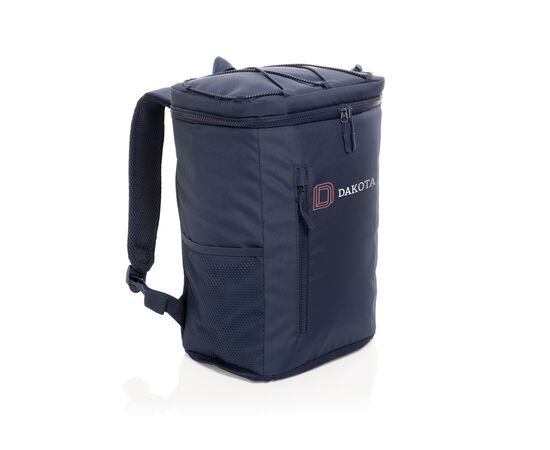 Sac à dos isotherme en rPET  AWARE™ Sonny Bleu foncé - XD Collection P733.1125