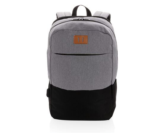 Sac à dos ordinateur 15,6" avec USB et anti RFID Noir - XD Collection P760.051