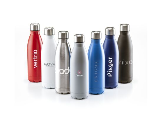 Topflask 750 ml Single Wall drinkfles Zilver -  136701